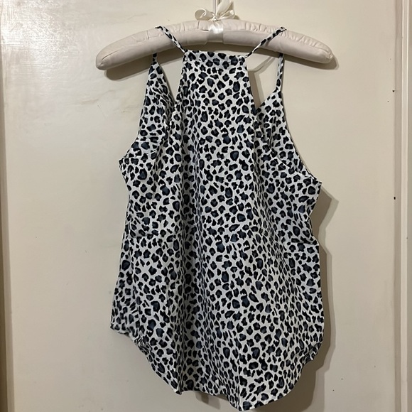 NWT Leopard 2 Piece Outfit Dress Spaghetti Strap V Neck Top and skirt set M - Picture 4 of 5